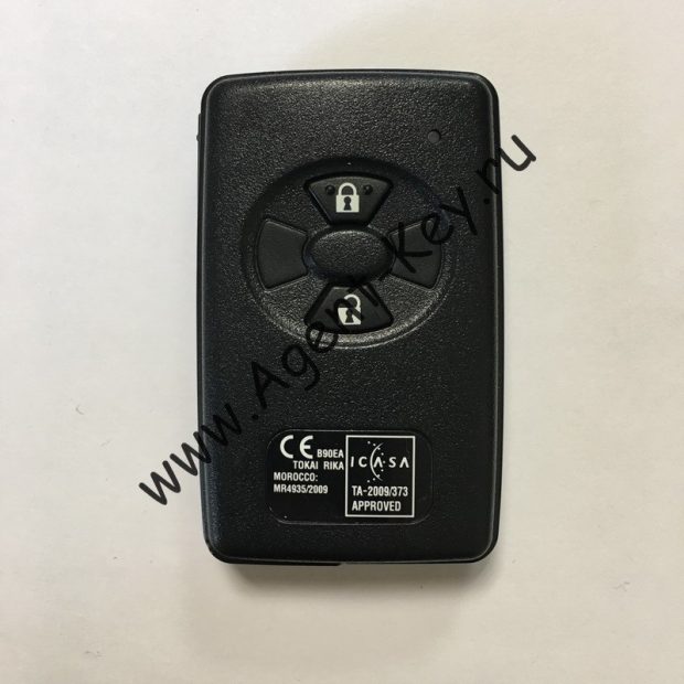 Smart Ключ Toyota RAV4 2010-2012 MDL B90EA