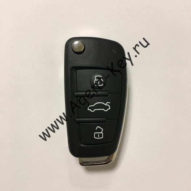 Выкидной ключ для Audi A6/Q7 433Mhz