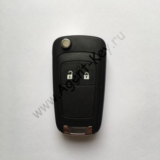 Корпус выкидного ключа Opel 2 кнопки
