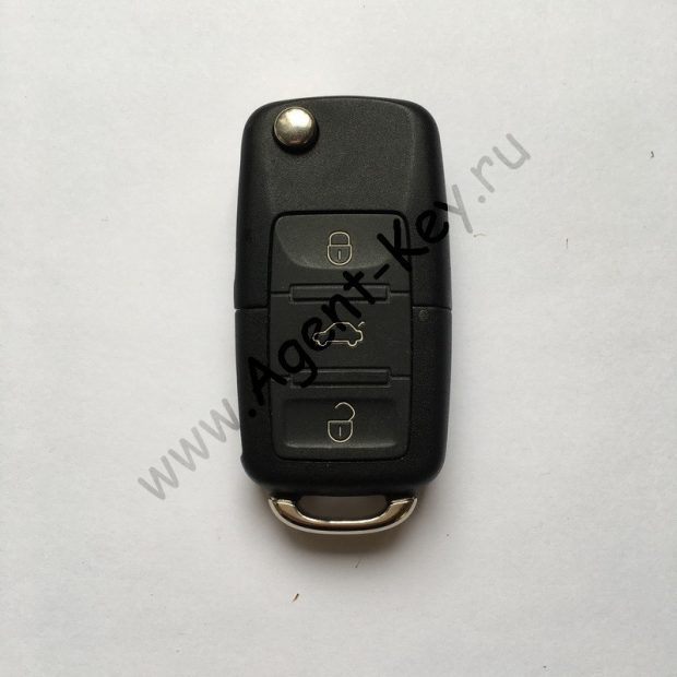 Volkswagen корпус выкидного ключа 3 кнопки