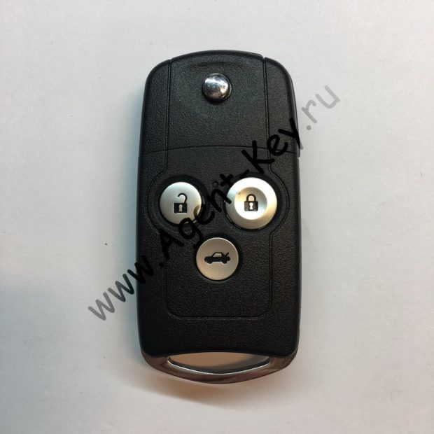 Honda Accord, выкидной ключ на 3 кнопки