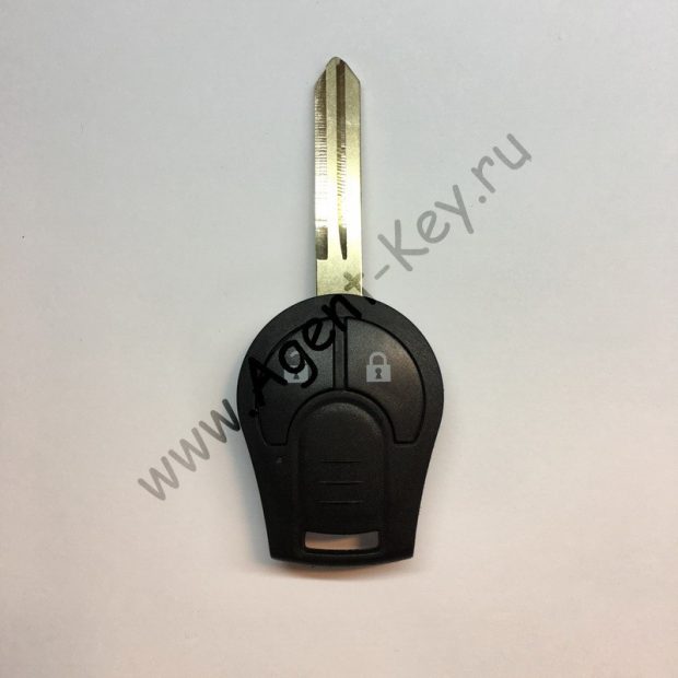 Nissan, корпус ключа на 2 кнопки