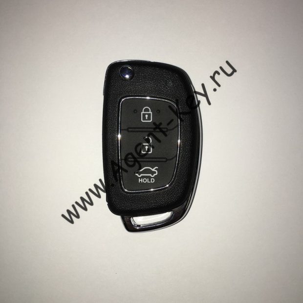 HYUNDAI, КОРПУС ВЫКИДНОГО КЛЮЧА НА 3 КНОПКИ