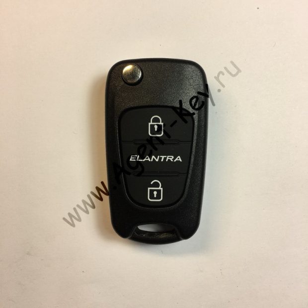 Hyundai Elantra, корпус выкидного ключа на 2 кнопки