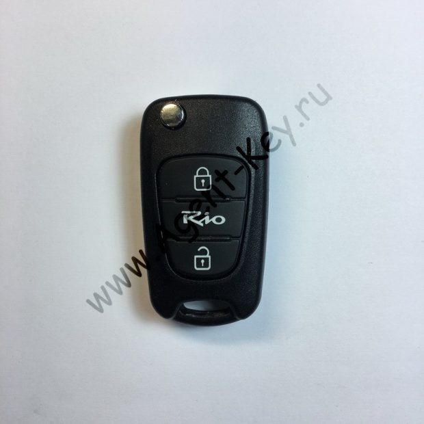 KIA Rio, корпус выкидного ключа 2 кнопки