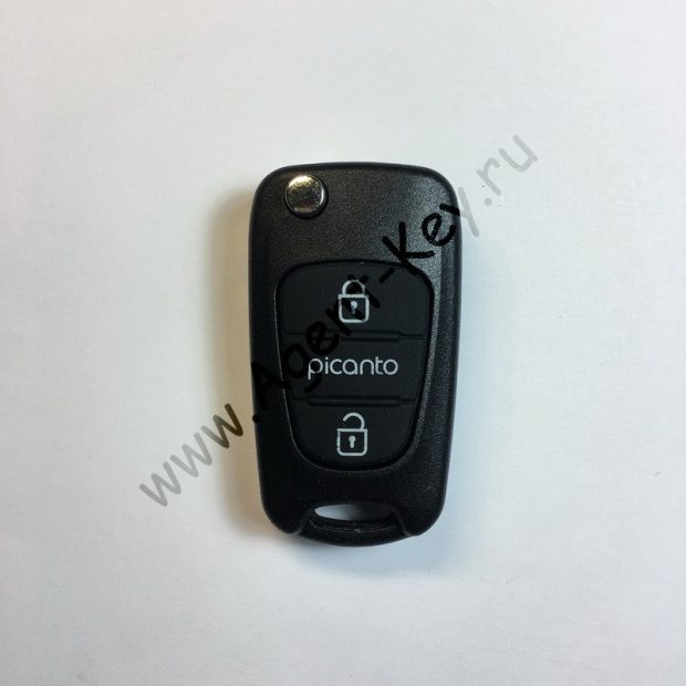 KIA Picanto, корпус выкидного ключа 2 кнопки