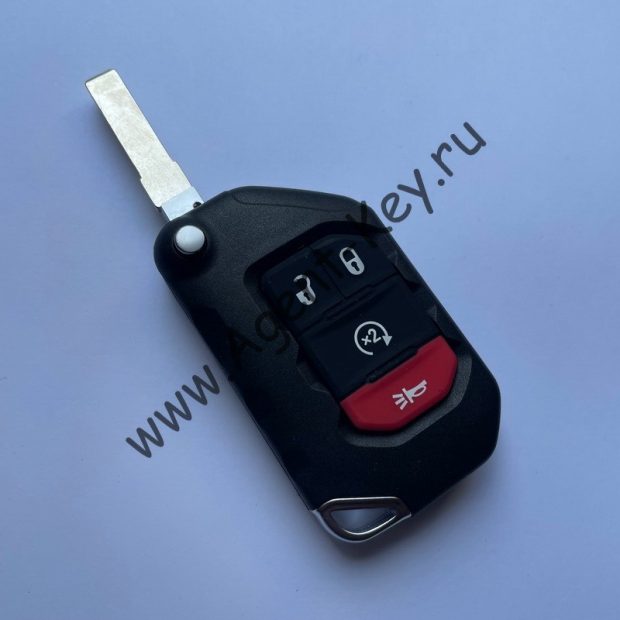 Выкидной ключ Jeep Wrangler 2018-, Gladiator 2019- Автозапуск