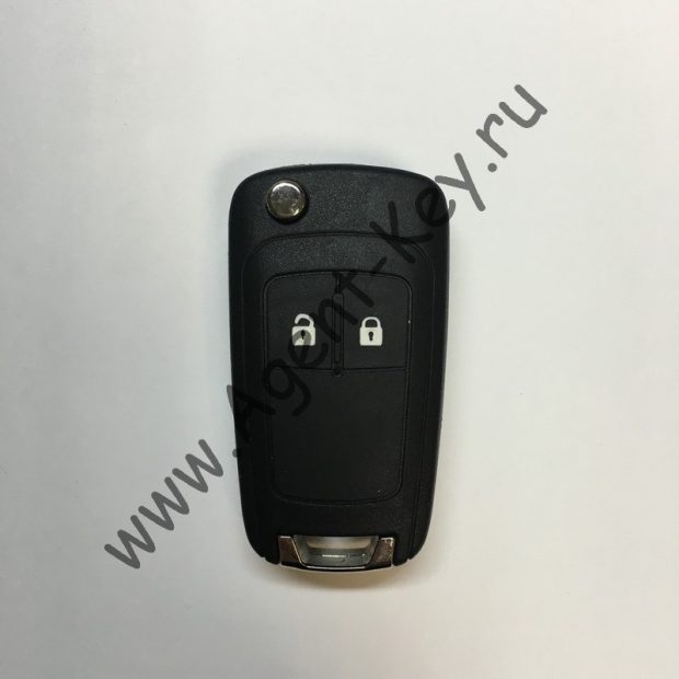 Выкидной Ключ Chevrolet Cruze, Aveo2, Orlando, 2 кнопки Keyless-Go