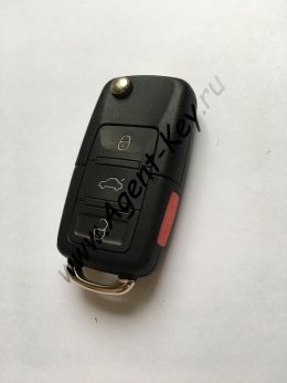 Volkswagen корпус выкидного ключа 3 кнопки + паника
